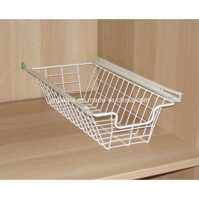 Powder Coated Wire Closet Basket Holder (LJ7007)