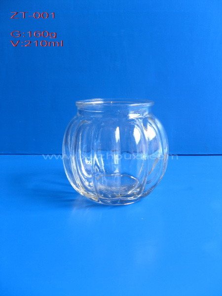Promotional Machine-Made Glass Candle Holder (ZT-15)