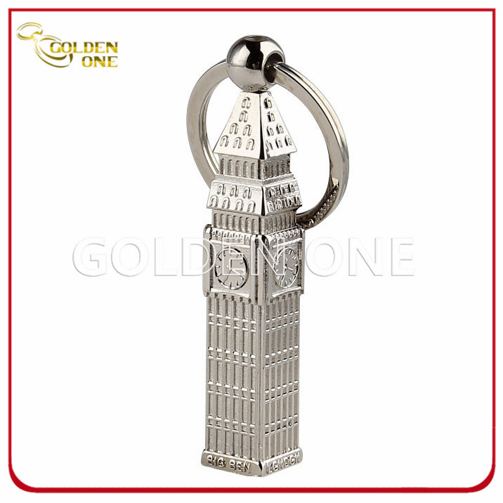 Promotion Gift 3D Design Big Ben Metal Keyring