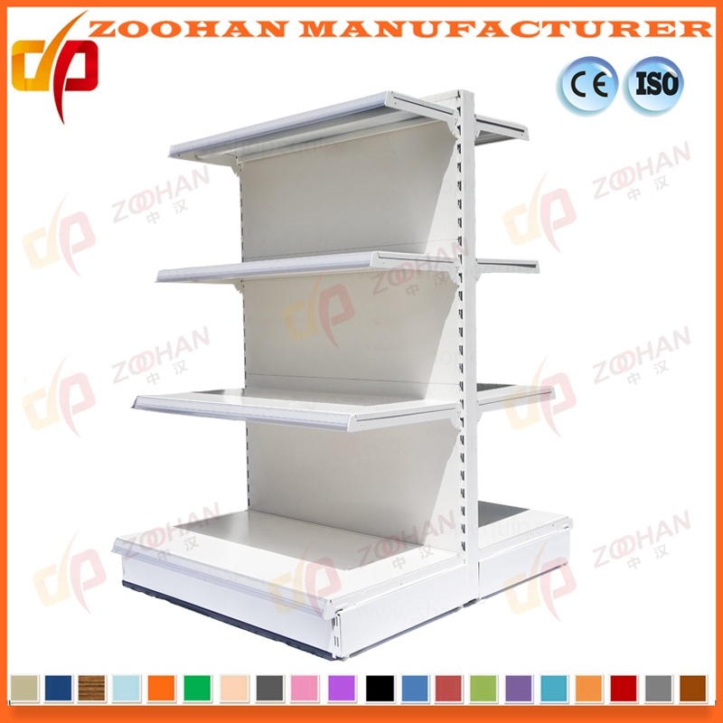 Double Sided Supermarket Retail 4 Layers Display Fixtures Shelving (Zhs319)