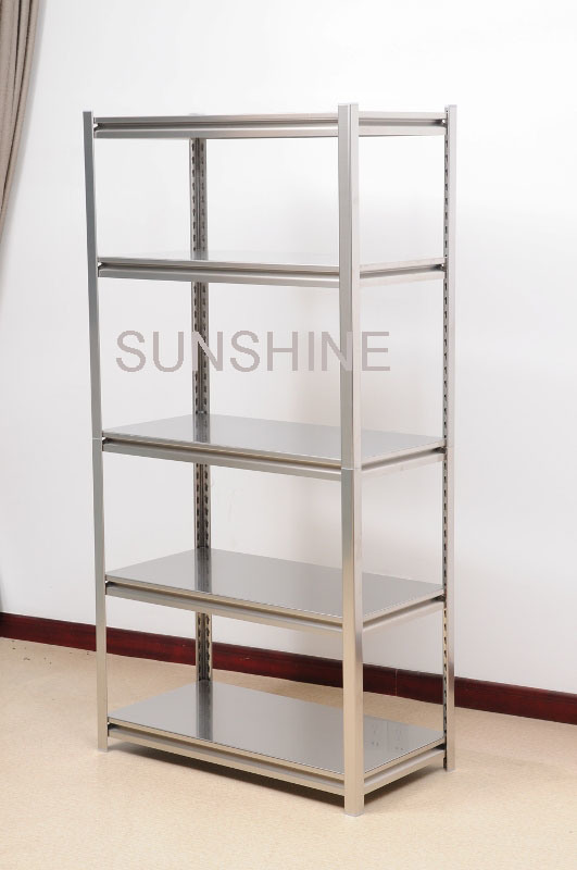 Stainless Steel Boltless Rivet Shelving