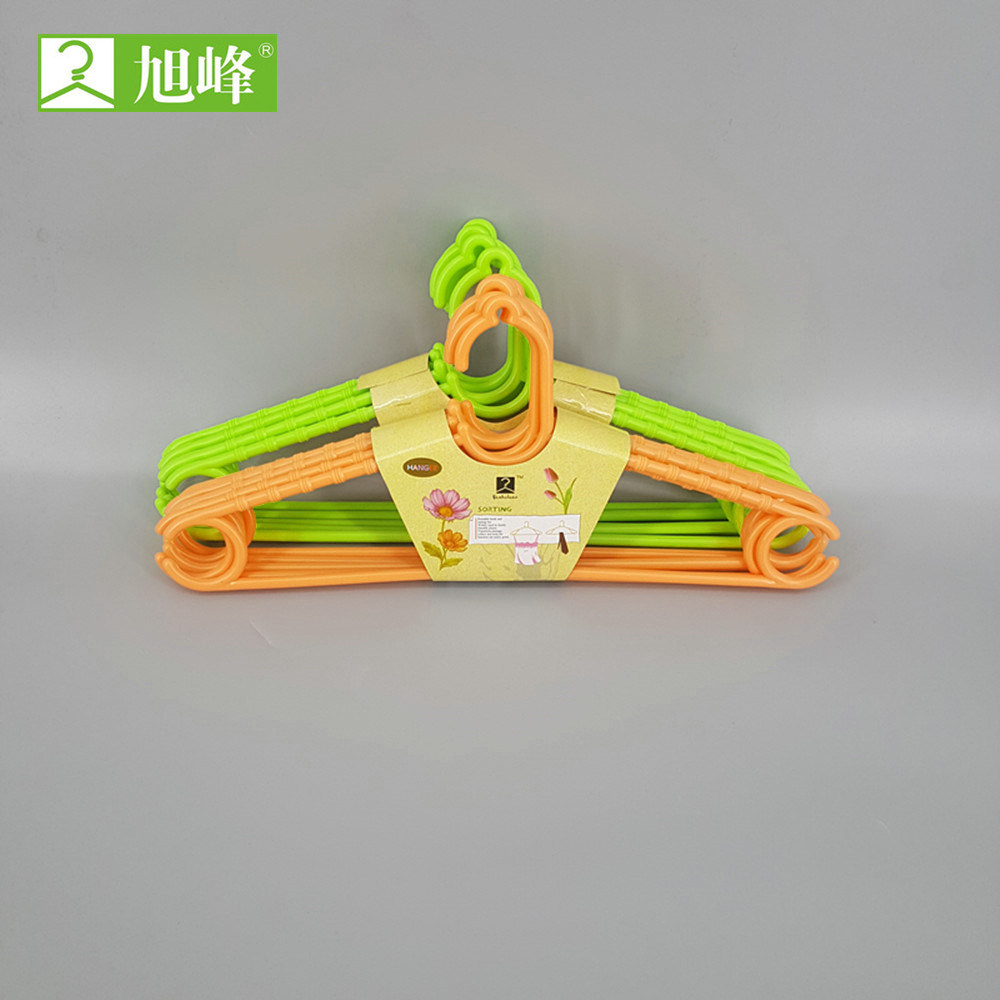 Plastic Hang Colorful Cloth Home Garment Usage Hanger Rack