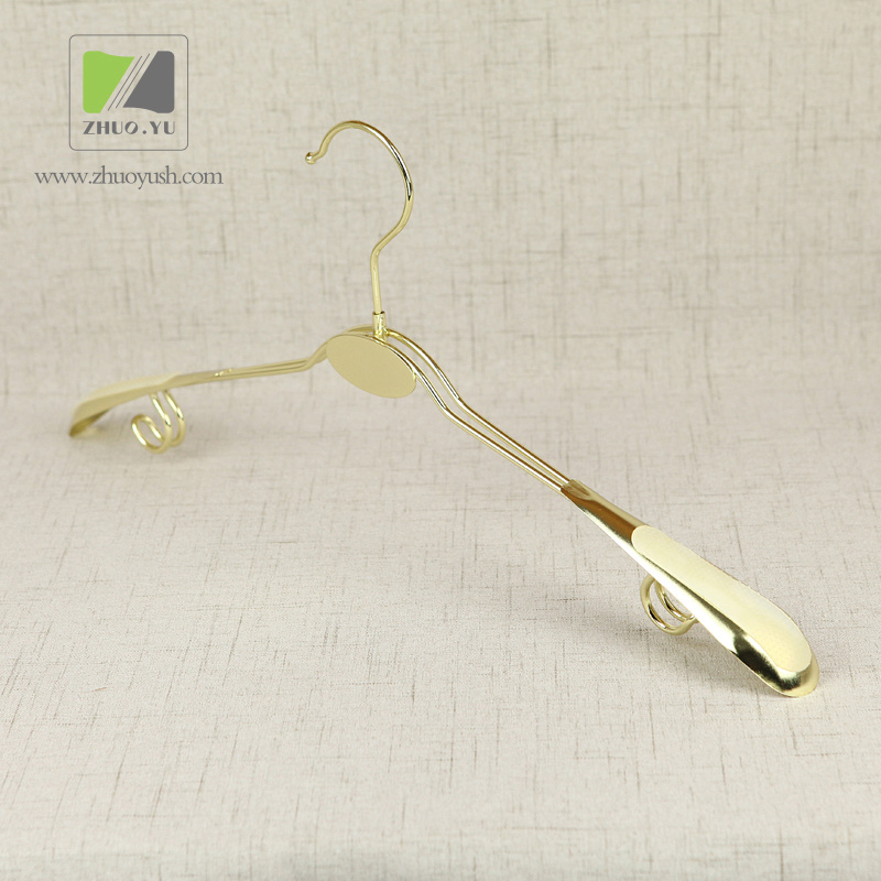 Gold Metal Jacket / Garment Hanger with Logo