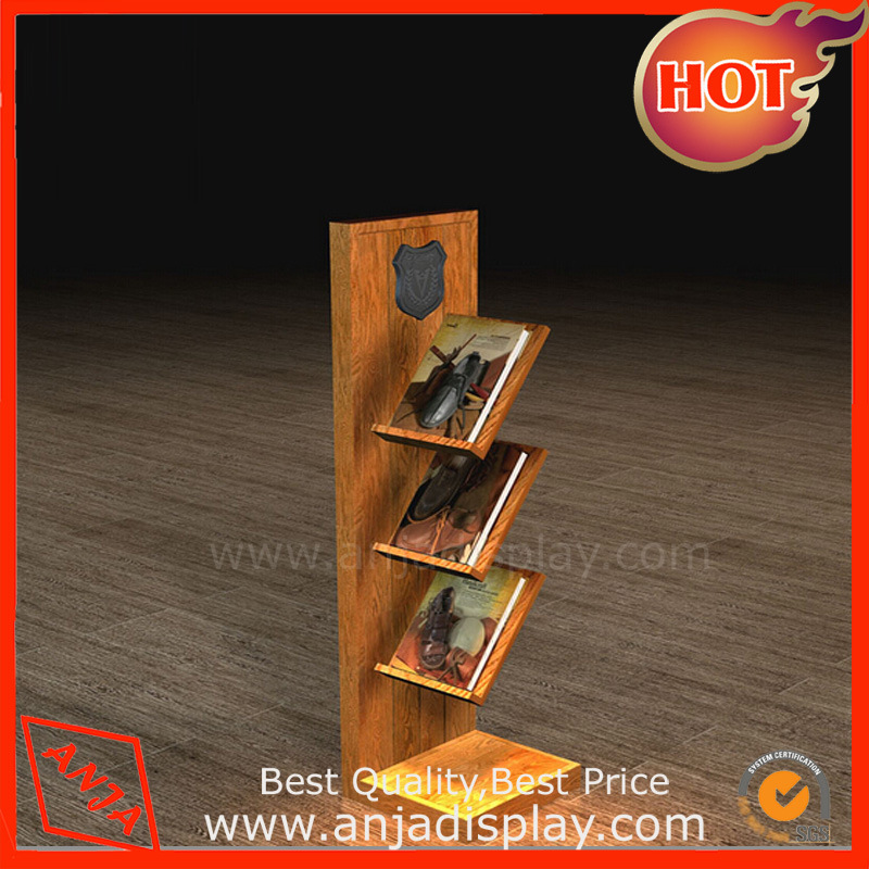 MDF Magazine Display Stand Magazine Display Shelf