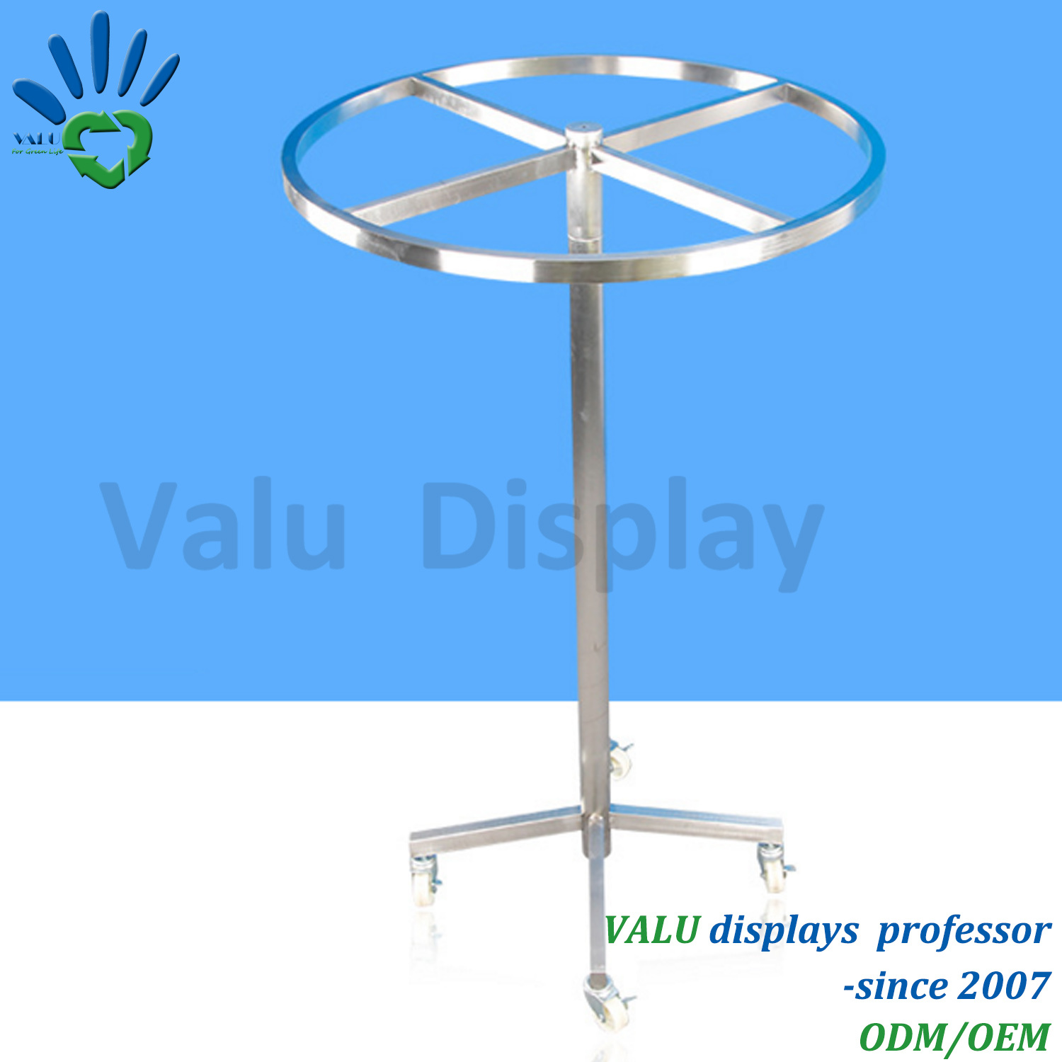 Rotating Garment Display Rack Garment Rail for Clothing Store Display Shopfitting