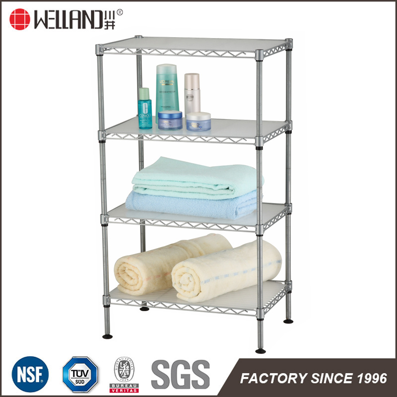 Adjustable Chrome Metal Wire Bath Washing Room Towel Rack