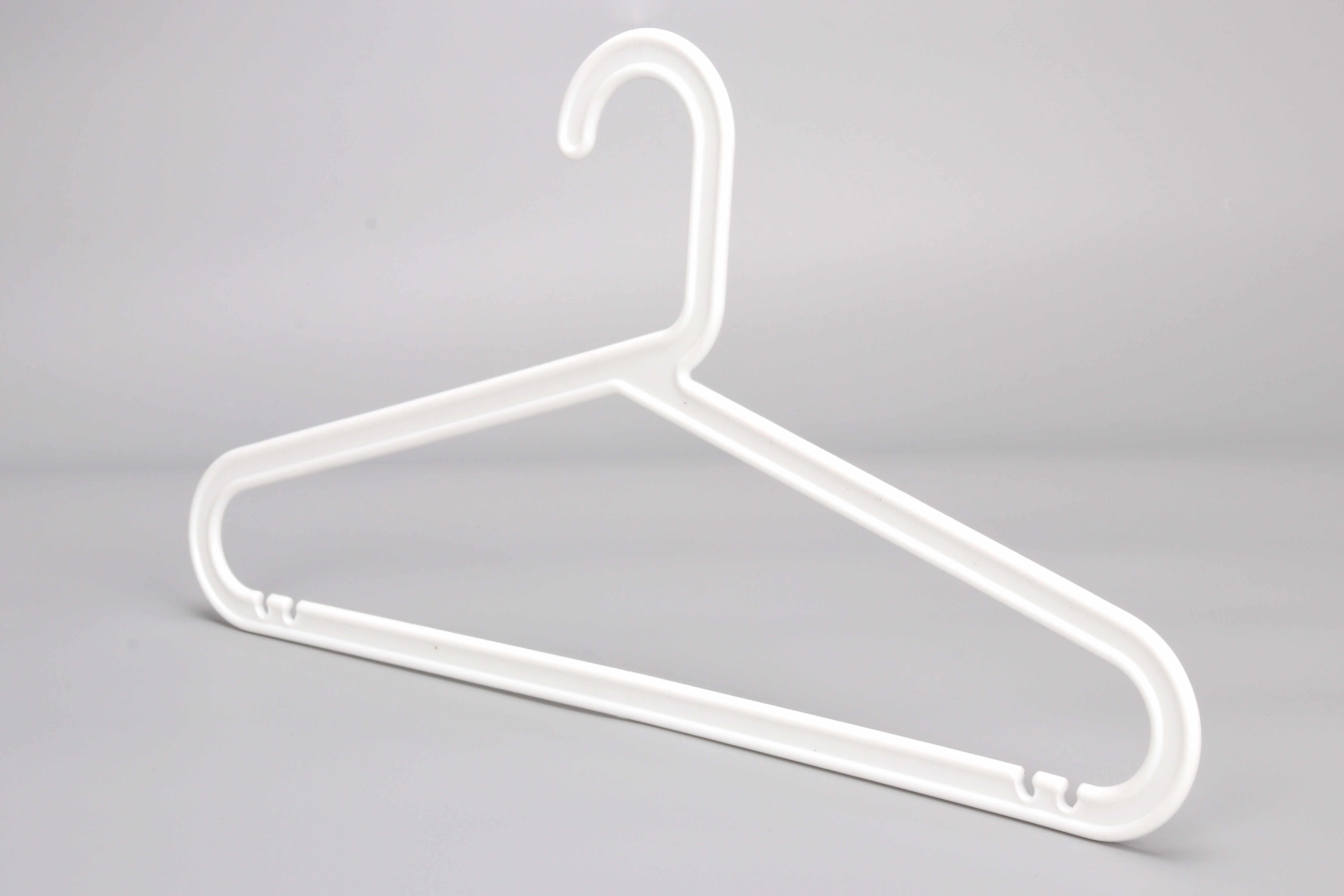 Cheap White Plastic Clothes Hanger Coat Hanger