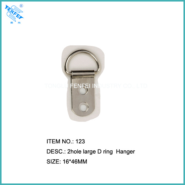 2 Holes Large D-Ring Picture Hangers (123)