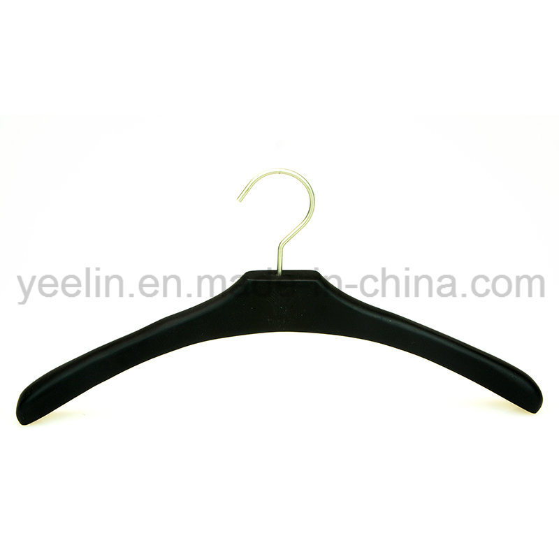 Luxury Rubber Coated Wooden Coat Hanger, Men's Clothes Hanger