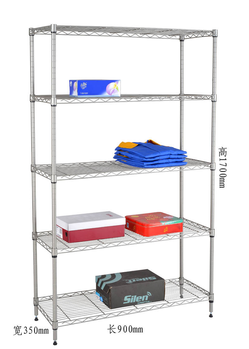 5 Layers Office Use Wire Rack Shelving