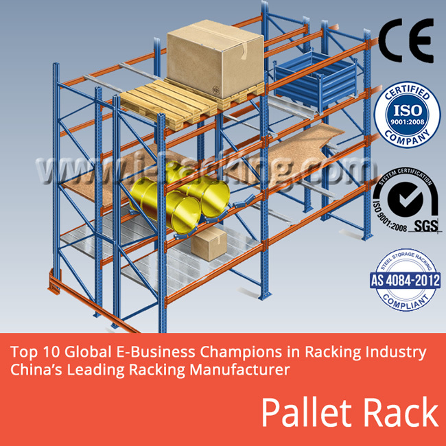 Warranty Steel Heavy Weight Warehouse Racking