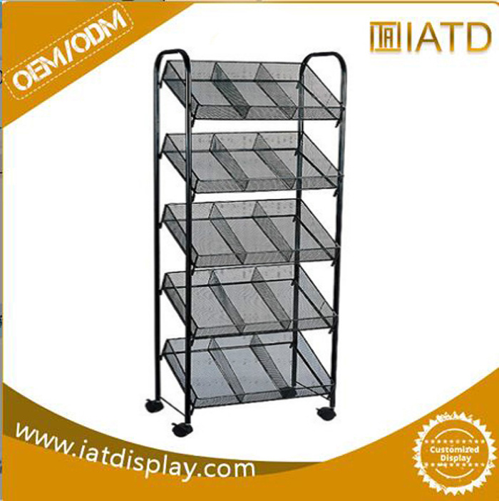 Pop up Wire Steel Display Books Shoe Rack