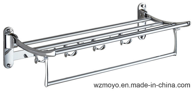 Bathroom Accessories Towel Rack in Chrome