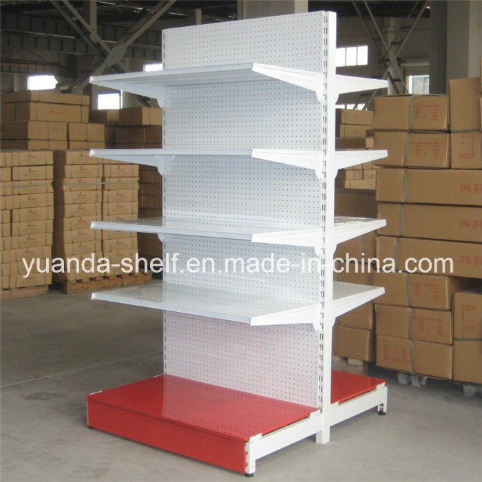 High Quality Metallic Display Gondola Supermarket Shelf