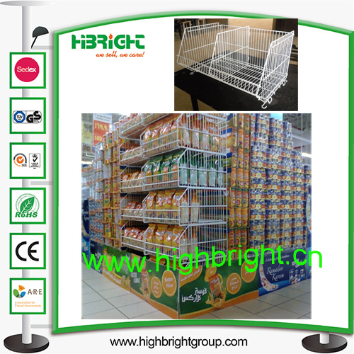 Metal Wire Mesh Storage Shelf for Promotion