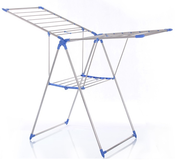 Iron-Airfoil Folding Laundry Rack, Drying Rack, Hanger Dryer (8020)