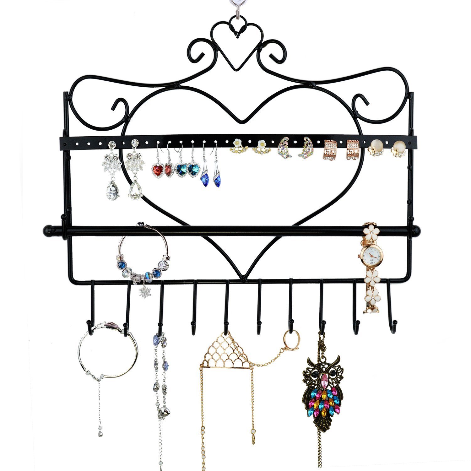 Wall Handing Simple Metal Jewelry Display Rack