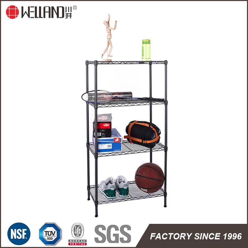 Multi-Functional 4 Tiers Metal Wire Rack for Home Storage