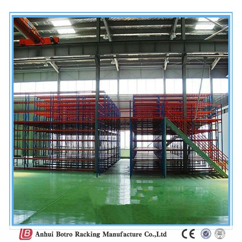 Heavy Loading Shelf Warehouse Mezzanine Floor Racking