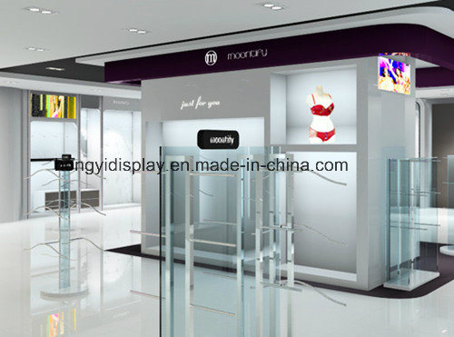 Ladies Underwear Shop with Gondola Rack, Display Rack