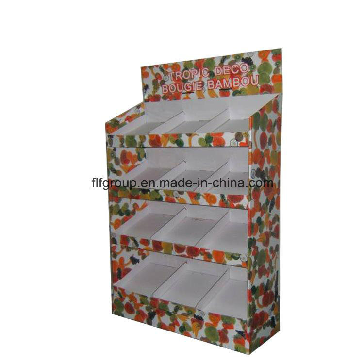 Corrugated Printed Hook Cardboard Paper Hanging Peg Hooks Display Rack