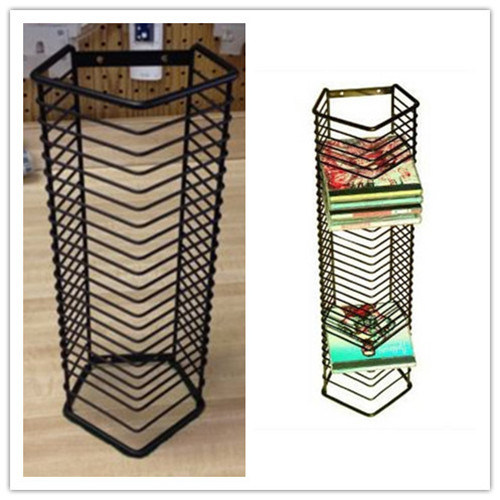 Wholesale CD and DVD Display Metal Shelf Rack