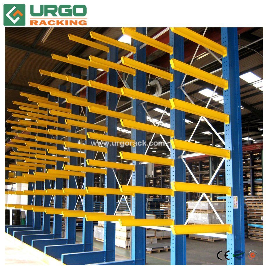 Warehouse Raw Material Storage Steel Shelf Cantilever Single Side Rack