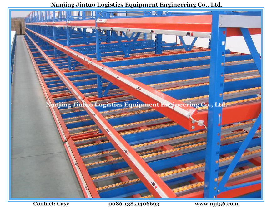 Heavy Duty Gravity Flow Racking for Warehouse Storage