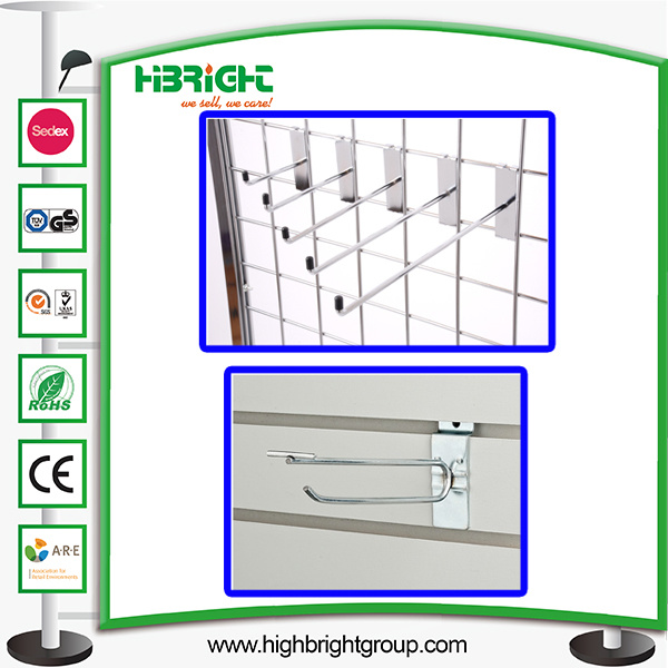 Retail Shop Single Rail Wire Hook