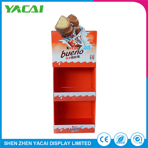 Custom Paper Security Floor Exhibition Stand Retail Display Rack