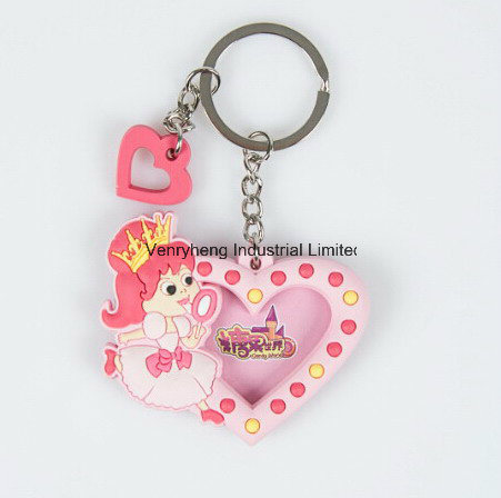 Promotional Gifts Rubber Key Chain Custom PVC Keychain Plastic Silicon Keychain