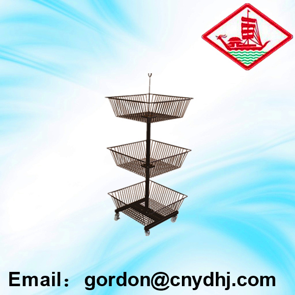 Hot Sale Wire Basket Display Shelf Yd-M001