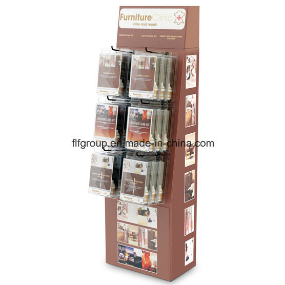 Pop Bottle Drink MDF Exhibition Cardboard Paper Display Rack