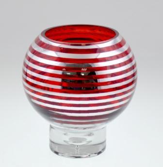 New Design Glass Candle Holder for Christmas