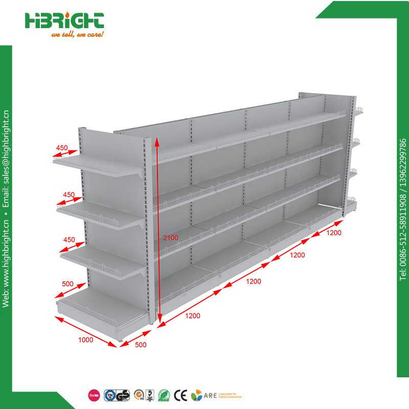 Wholesale Metal Gondola Shelving Supermarket Shelf