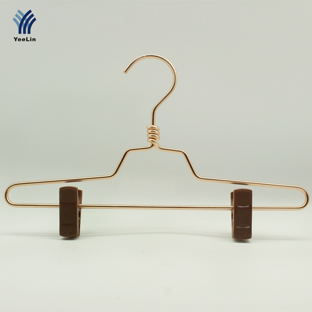 Yeelin Golden Finish Aluminum Bottom Hanger with Plastic Clips