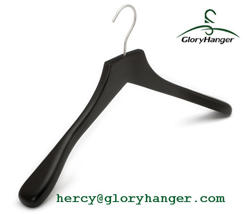 Matt Black Women Coat Hanger