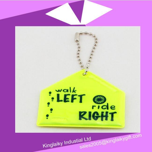 Reflective Pendant Keyring/Bag Hanger for Transportation Ksv017-007