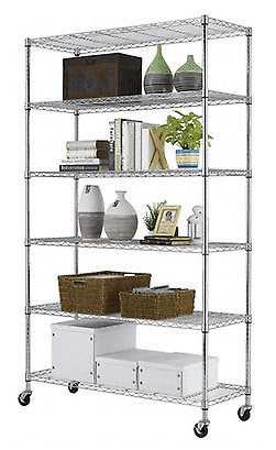 5 Tiers Home Kitchen Garage Office Wire Shelving Storage Rack