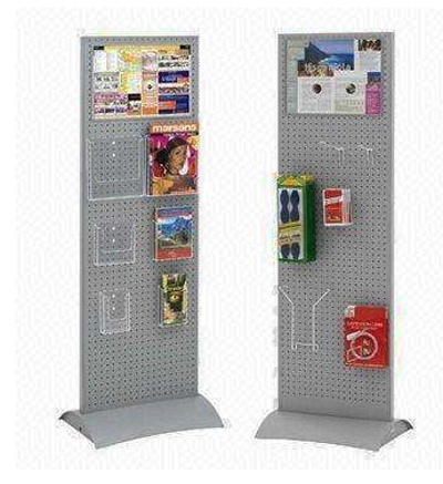 Metal Multi-Functional Display Stand with Brochure Holders