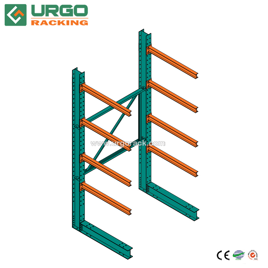 Warehouse Storage Heavy Duty Adjustable Cantilever Rack