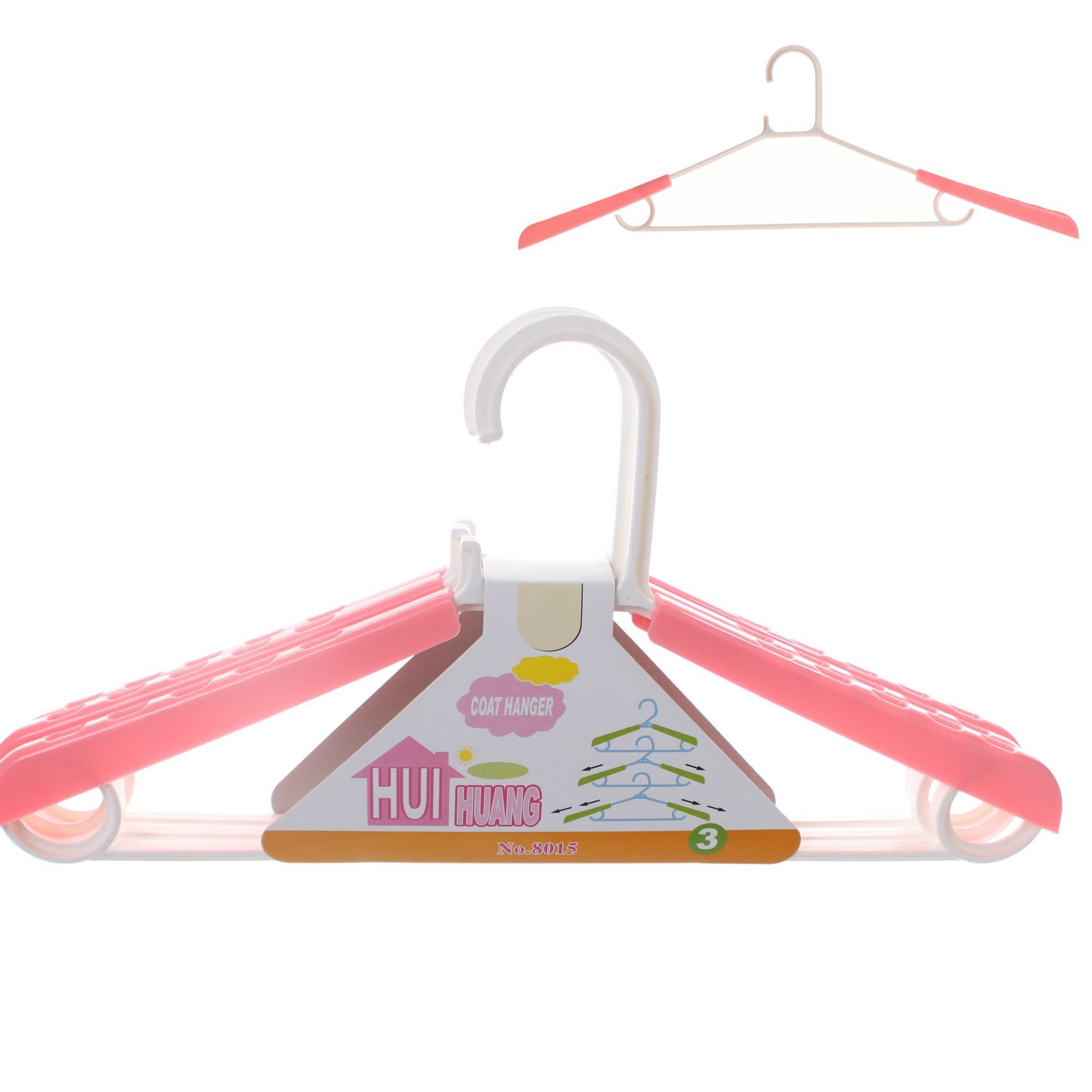 38.5-58cm Telescopic and Rotate Clothes Hanger Plastic Hangers