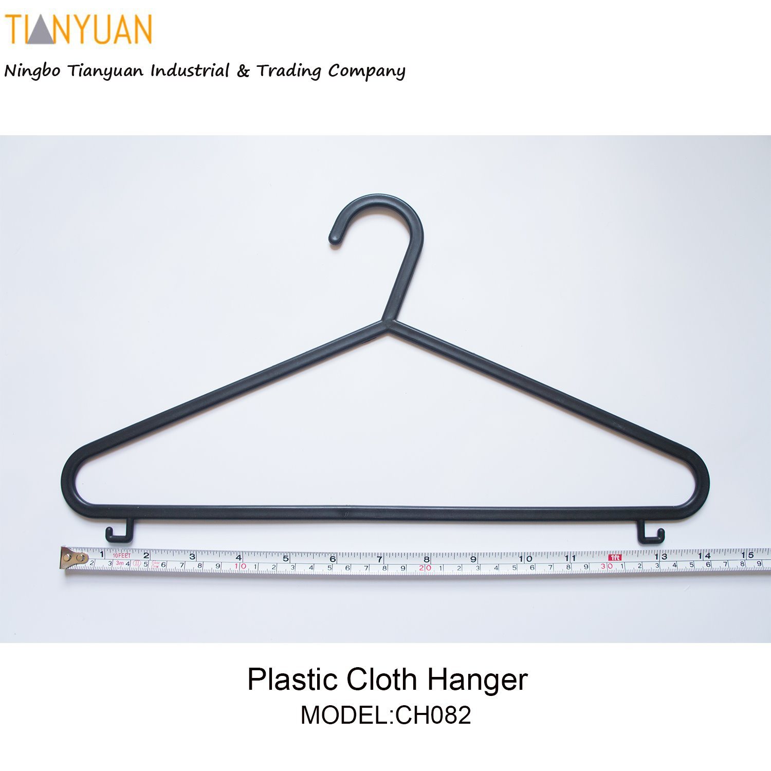 Plastic Clothes Hanger (BLACK)