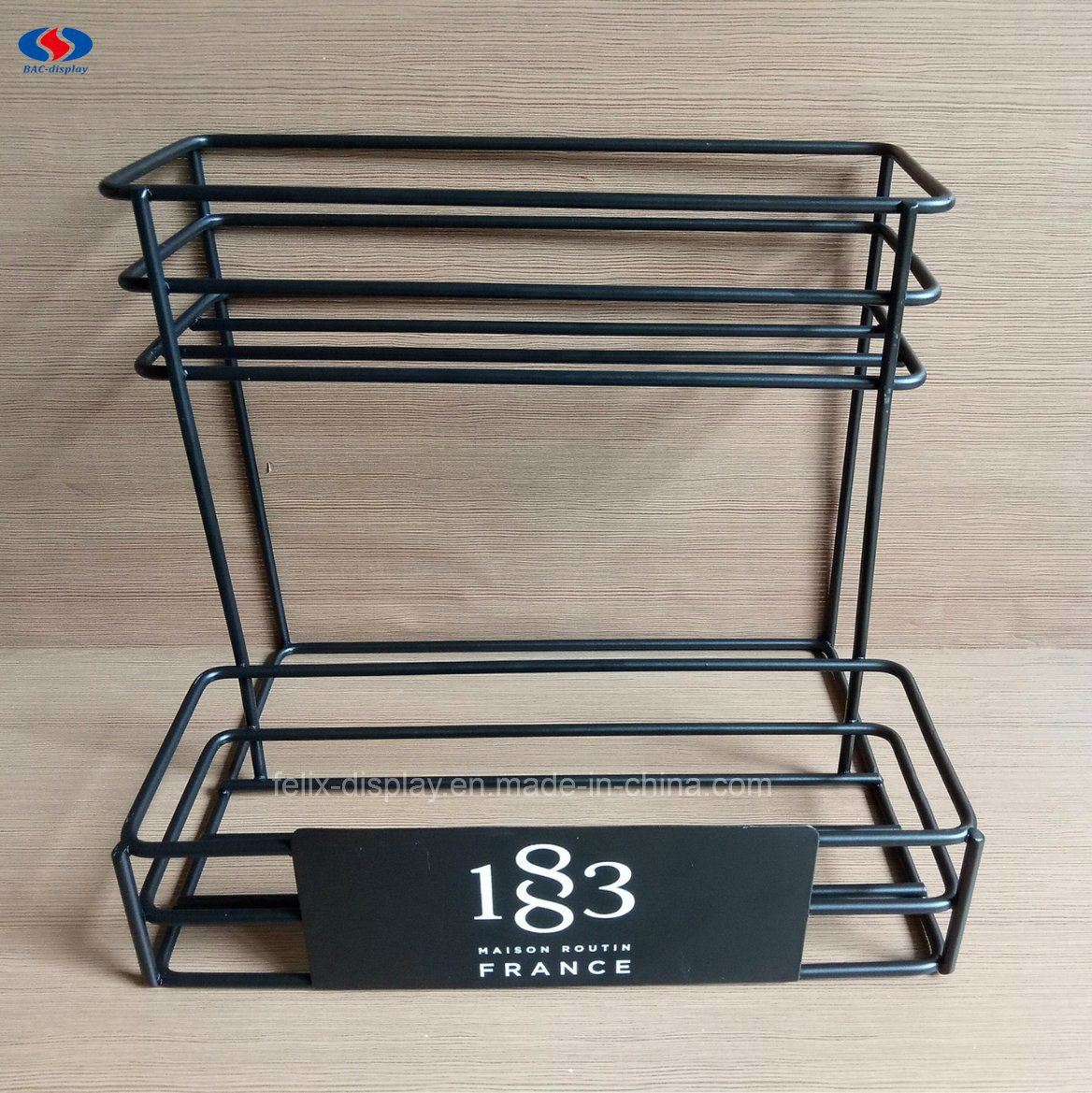 Metal Wire Wine Racks Bottle Display Racks for Store