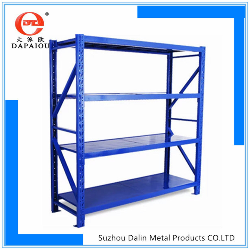 blue Type Warehouse Middle Storage Rack