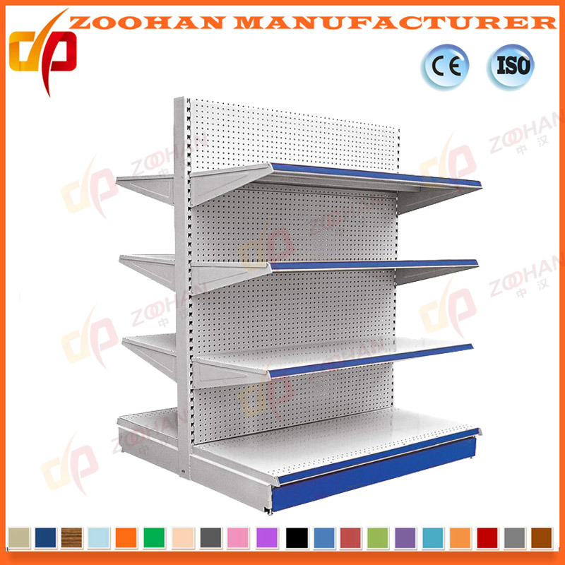 High Quality Double Sides Supermarket Display Shelf (ZHs634)