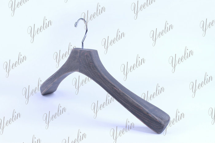 Yeelin Luxury Wooden Clothes Hanger for Jacket (YLWD84650W-GRY1)