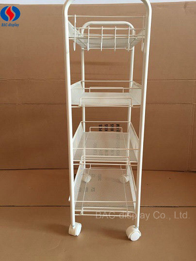 Floor Standing Commodity Storage Metal Spinner Display Rack