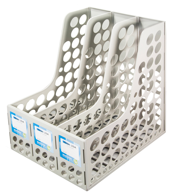 Standard 3-Columns Plastic Office Stationery File Holder