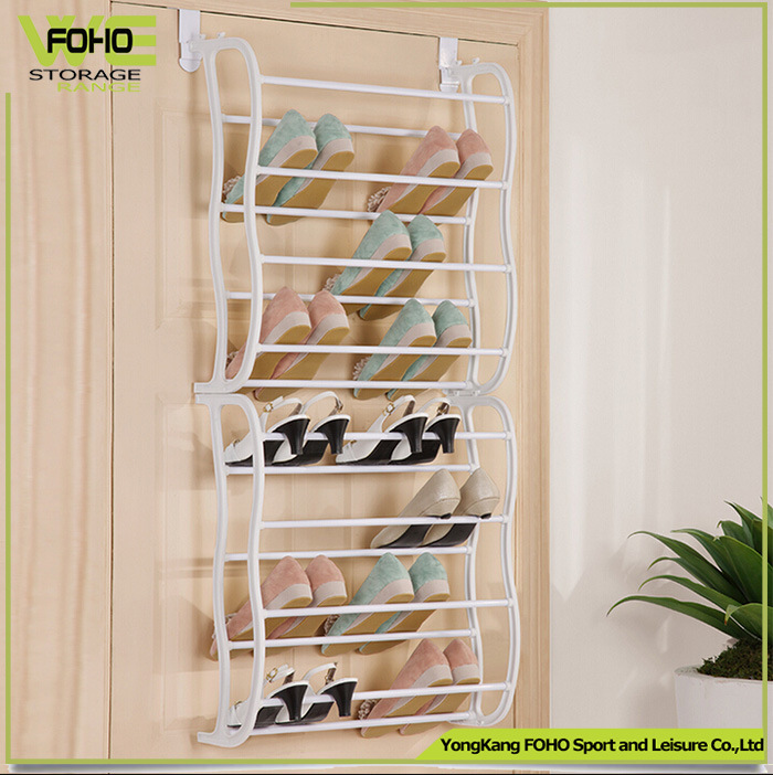 Home Storage Organizer 4-Tier Door Hanging Shoe Rack